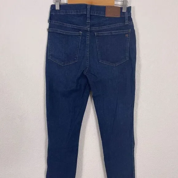 Madewell Blue 10” High Rise Skinny Jeans - Picture 6 of 10